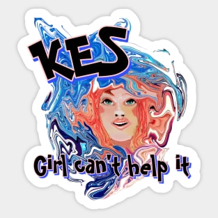 Knotty ends Surfer girl can’t helpit Sticker